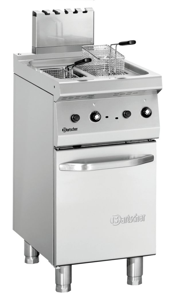 Bartscher Gas- Standfritteuse mit 2 Becken