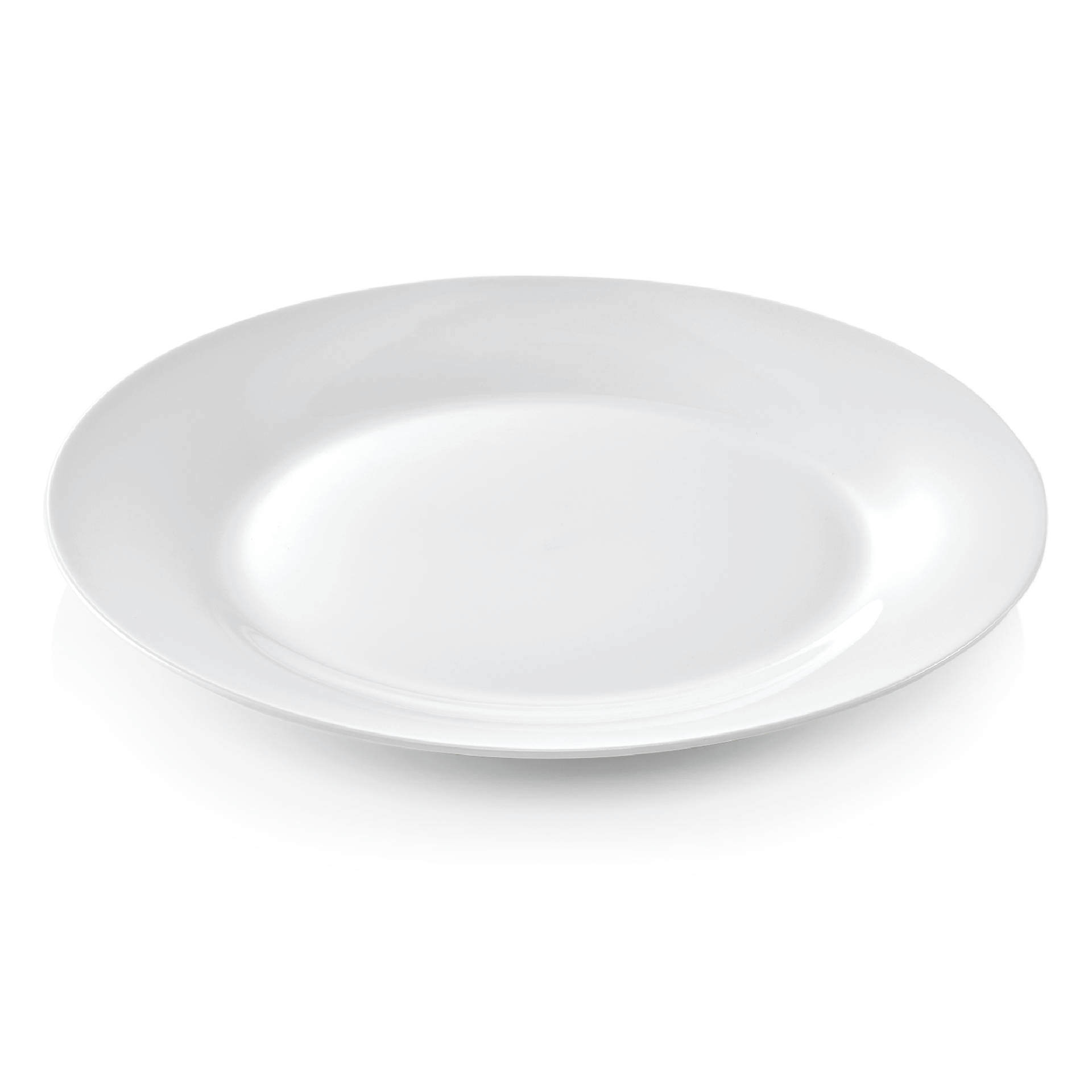 WAS Teller Set, flach, Ø 23 cm, Set á 12 Stück, Porzellan