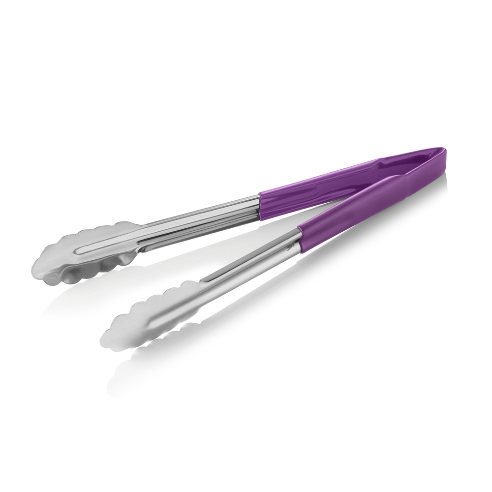 WAS HACCP Universalzange HACCP TONGS, 30 cm, lila, Chromstahl 18/0