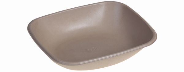 Pacovis Bowle Zuckerrohr/PBAT, 600ml, nature, 195x170x4