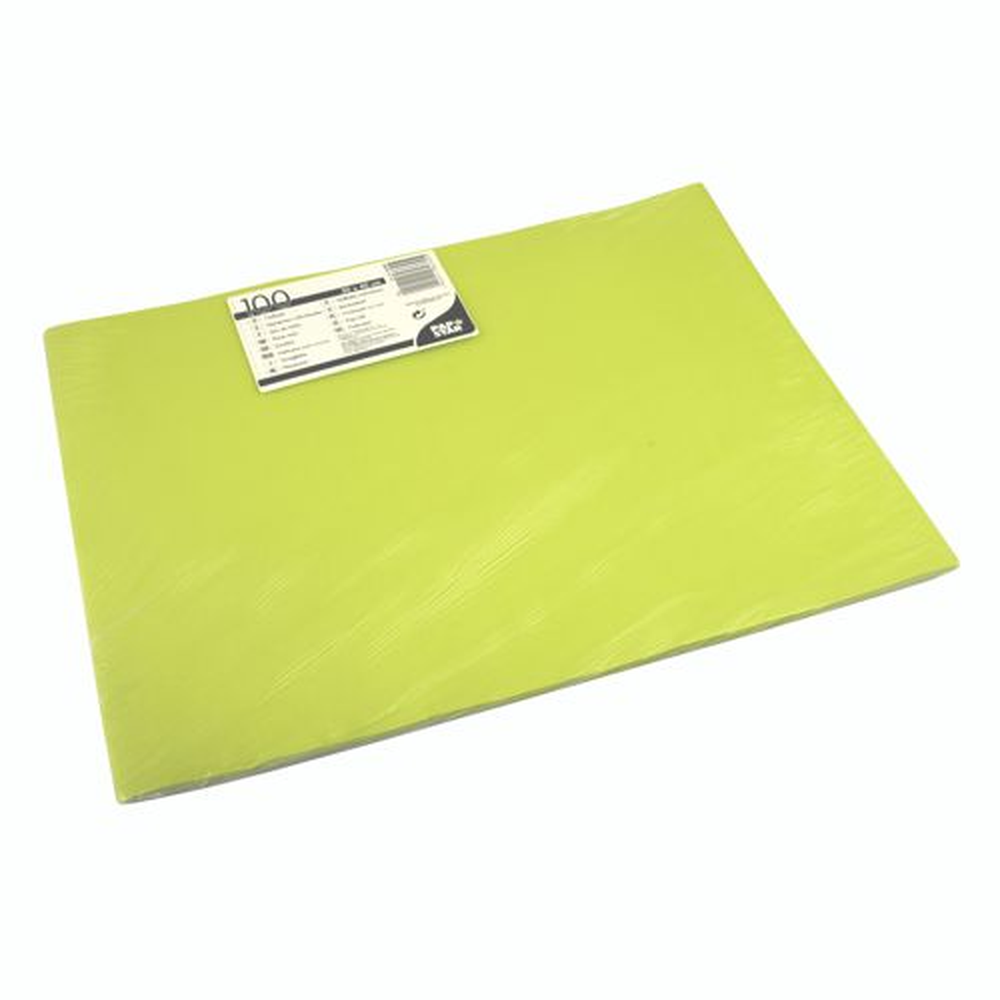 Papstar Tischsets, Papier 30 cm x 40 cm limonengrün