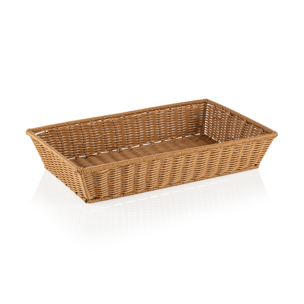 WAS GN Korb 1/1 WEAVER PRO GN Körbe, beige, Polypropylen, Chromnickelstahl 18/10