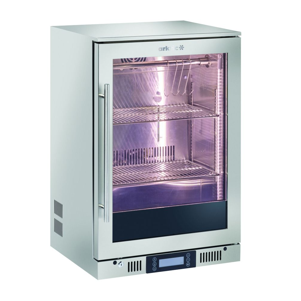 Backofen, elektrischer Ofen, Glasfront, digitales Display, Stahl