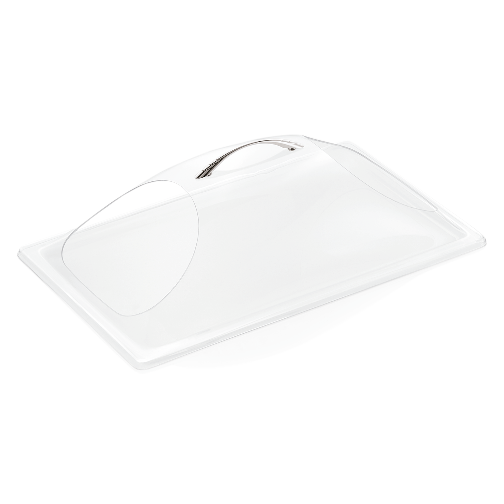 WAS Kuppelhaube GN 1/1, 2 Seitenausschnitte, Polycarbonat