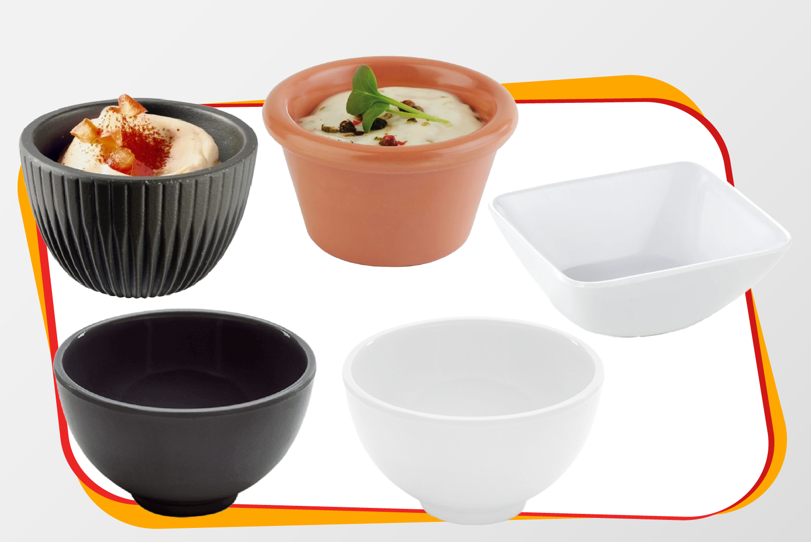 Schüssel, Suppenteller, Keramik, Mikrowellengeeignet, Mehrteilige Schüsselset
