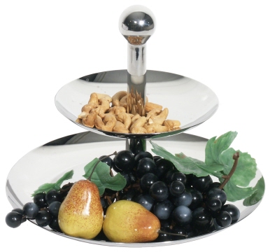 Contacto Schalen-Etagere 2-stufig