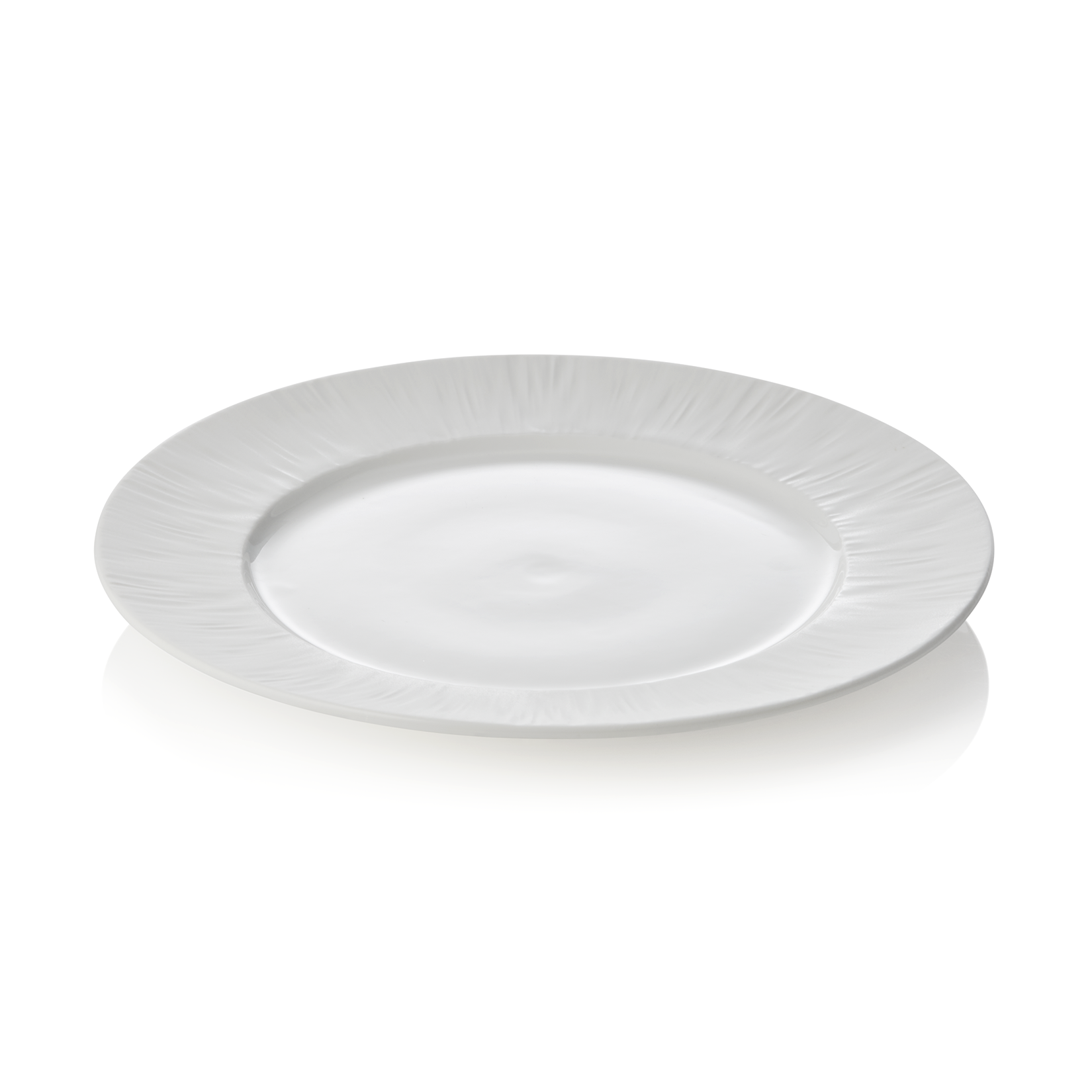 WAS Teller Set MAYA SHIRO, flach, Ø 27 cm, weiß, Set á 2 Stück, Porzellan