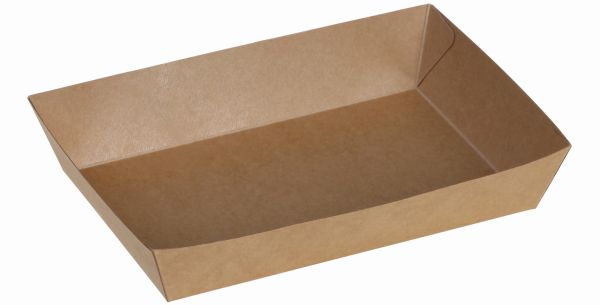 Pacovis Food Tray Kraft/PLA, naturesse, 20.0x14.8x4.0 cm, n