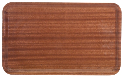 Contacto Holz-Tablett GN 1/1, rutschfest, Farbe: Mahagoni