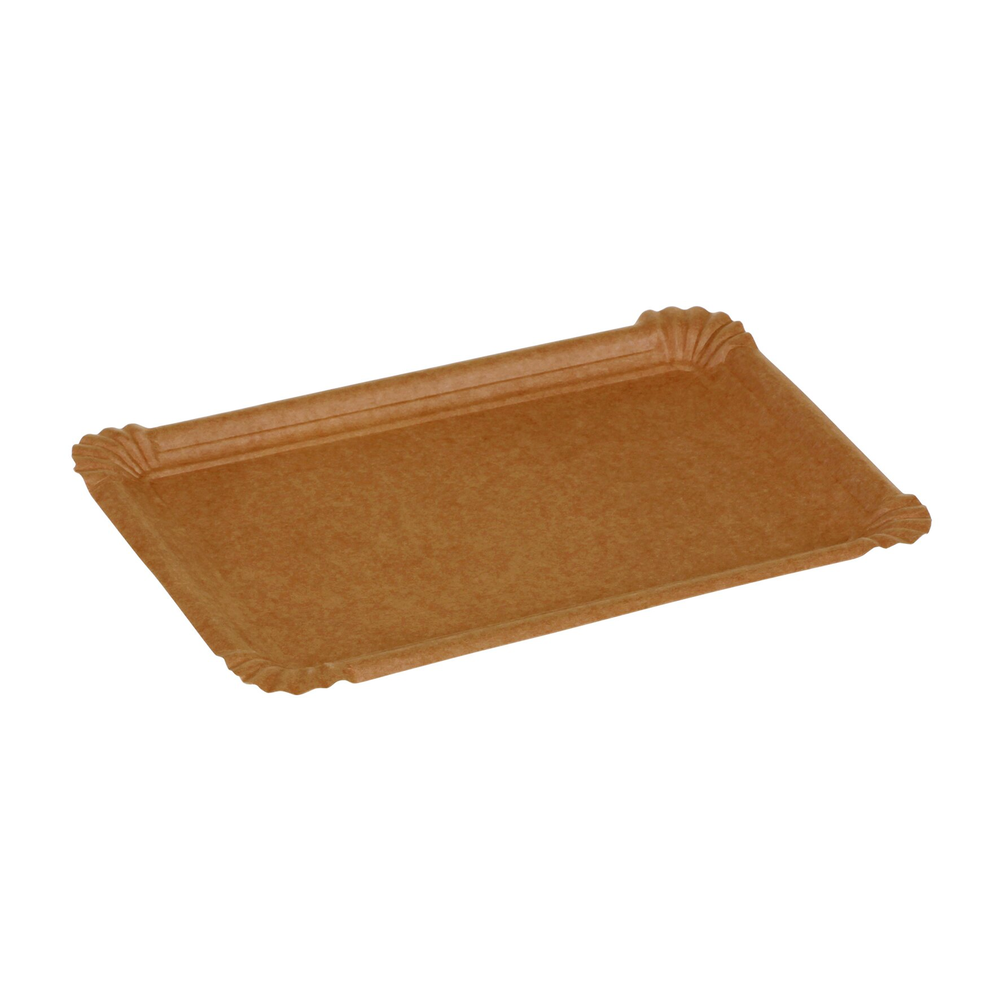 Pacovis Kartonteller Kraft braun, 110x170mm