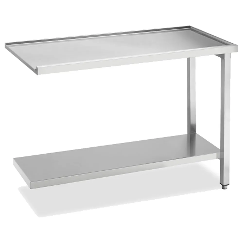 KBS Ablauftisch Breite 120cm mit Grundboden ohne Aufkantung