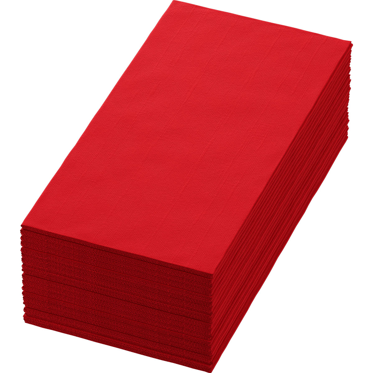 Duni Zelltuchservietten 40 x 40 cm 3-lagig 1/8 Buchfalz rot