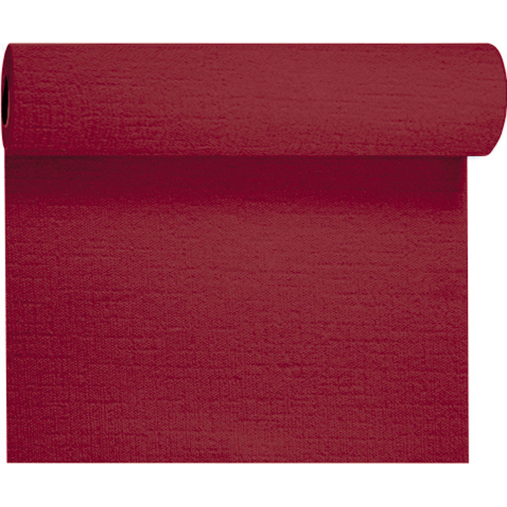 Duni Evolin-Tischläufer Tête-à-Tête 24 m x 0,41 m (20 Abschnitte) bordeaux