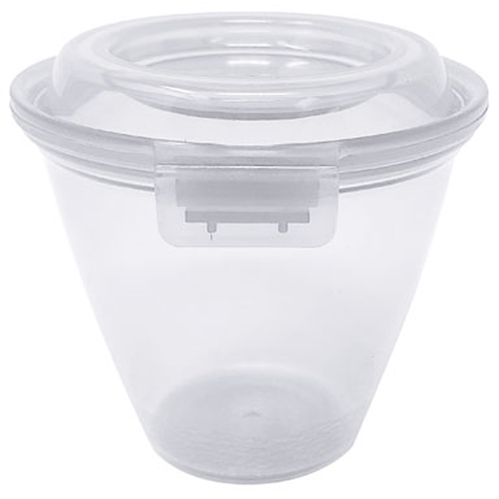 Contacto Eco-Takeouts Behälter mit Klappdeckel, 355ml, weiß