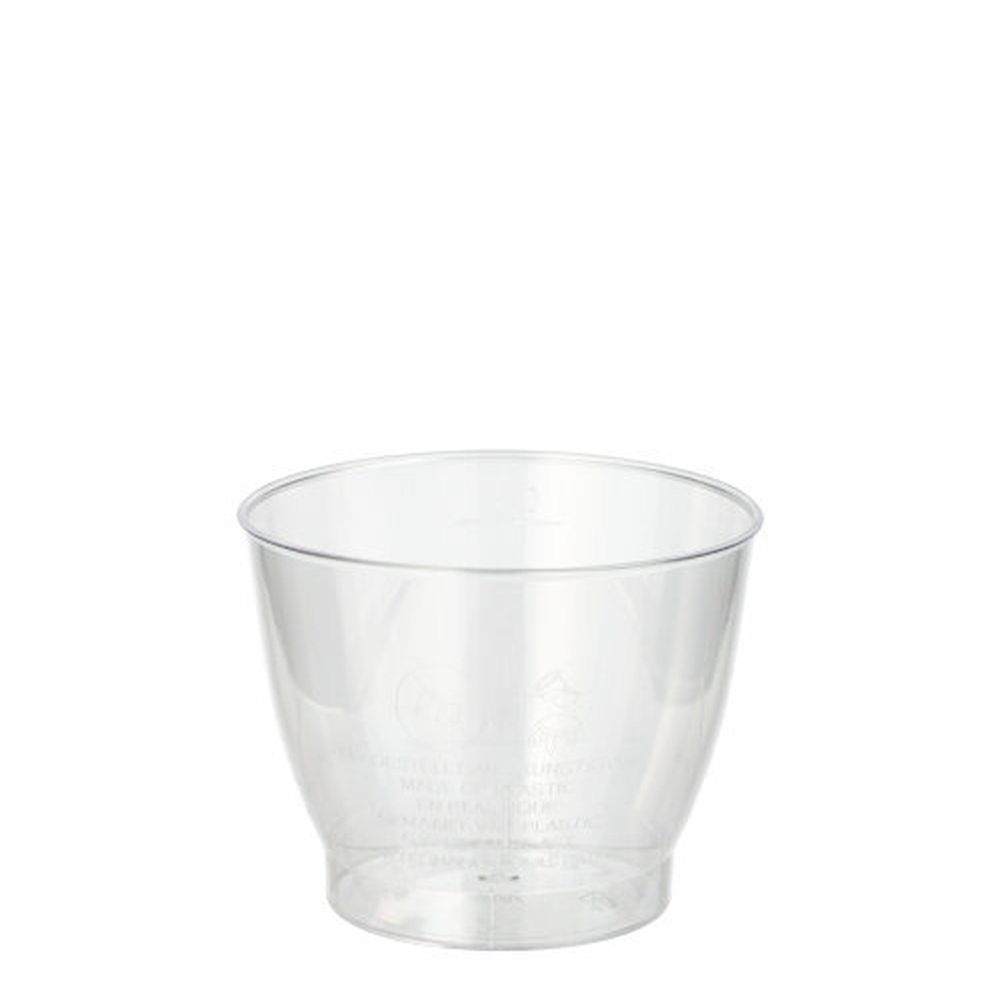 Papstar Trinkbecher, PS 0,1 l Ø 6,8 cm · 5,4 cm glasklar