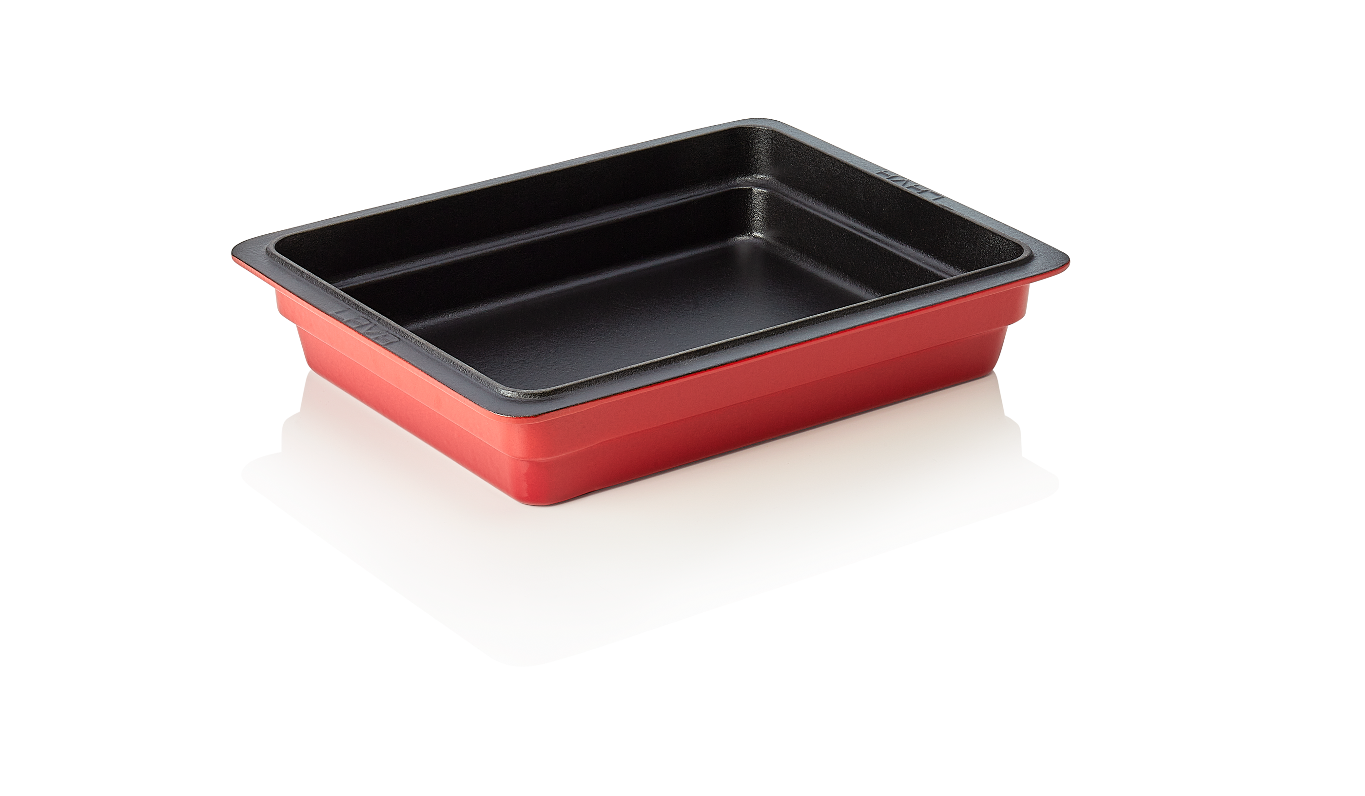 WAS GN Behälter 1/2 GN Höhe 65 mm 32,5 x 26,5 x 6,5 cm rot Gusseisen