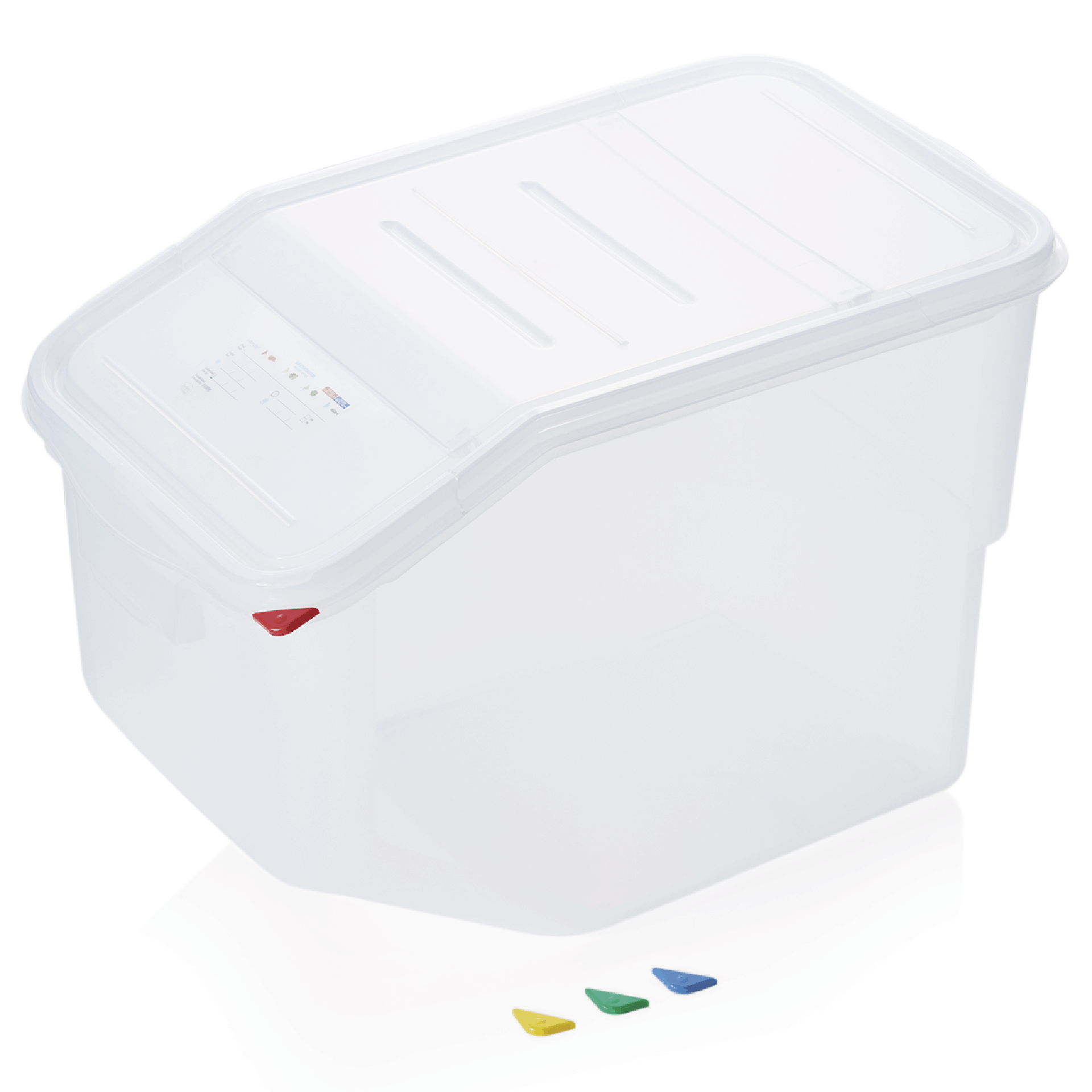 WAS HACCP Lebensmittelbehälter, 50 ltr., 56 x 34 cm, Polypropylen