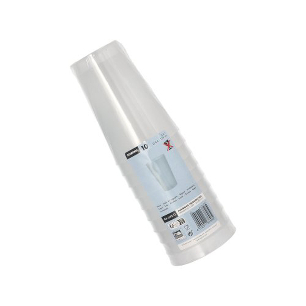 Papstar Mehrweg-Trinkbecher PP 0,4 l Ø 8,6 cm · 12,9 cm transluzent extra stabil