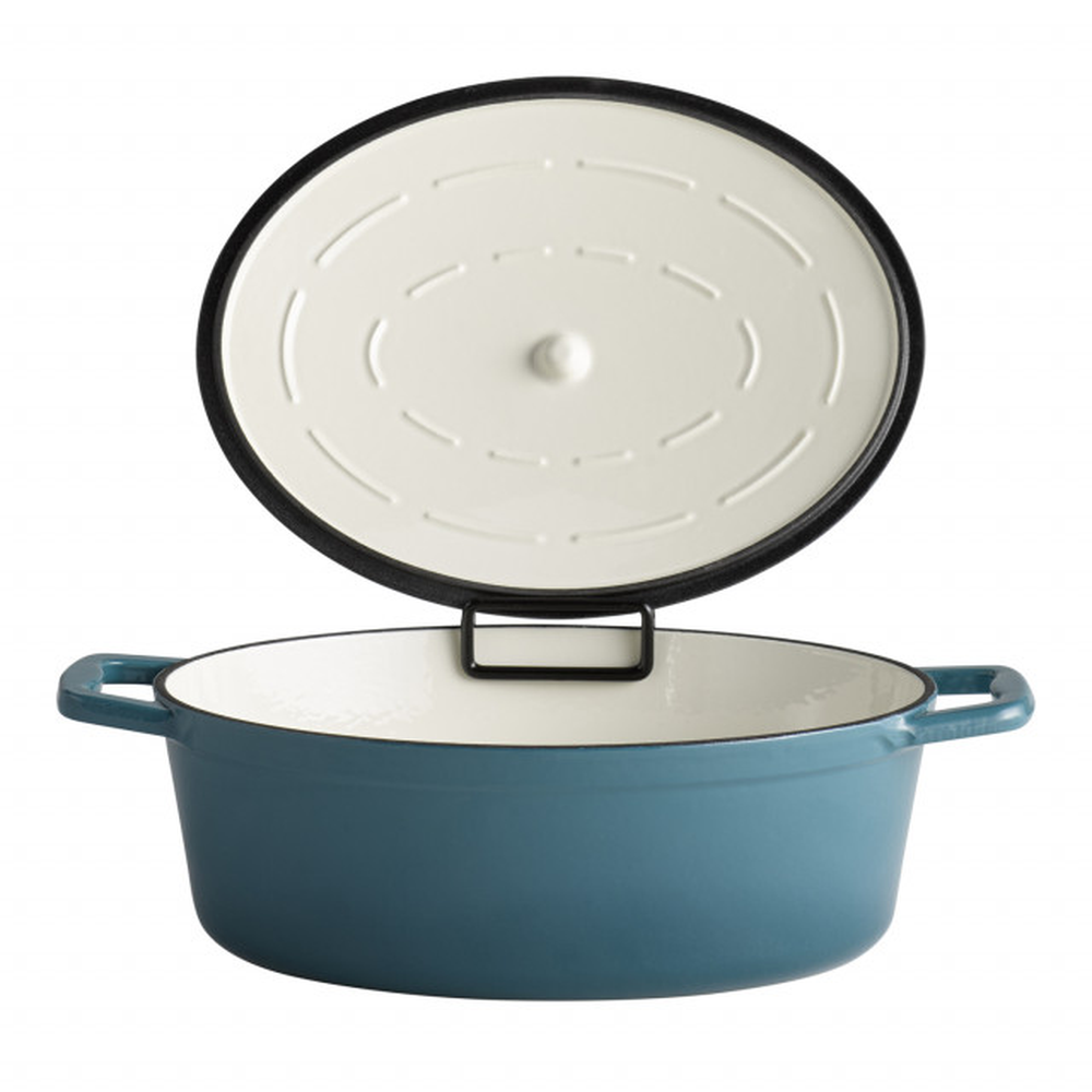 APS Bräter mit Deckel -5 STARS- 33 x 25 cm, H: 11 cm (oval)