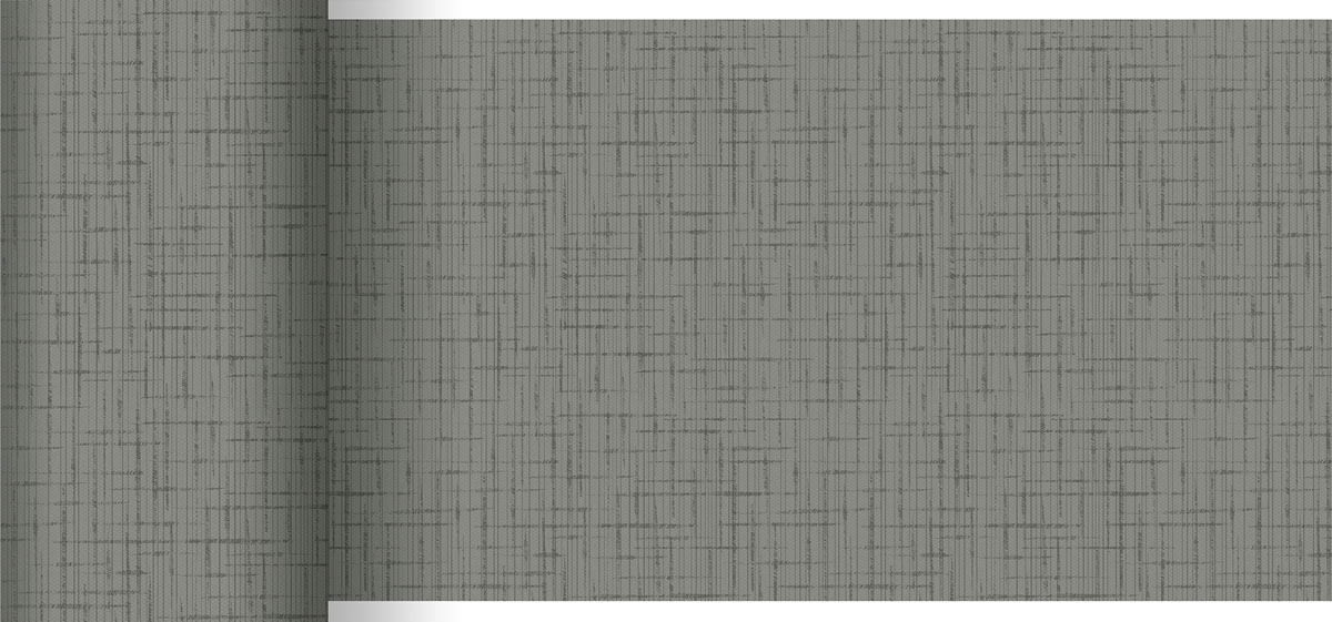Duni Dunicel-Tischläufer 20 m x 15 cm Linnea granite grey