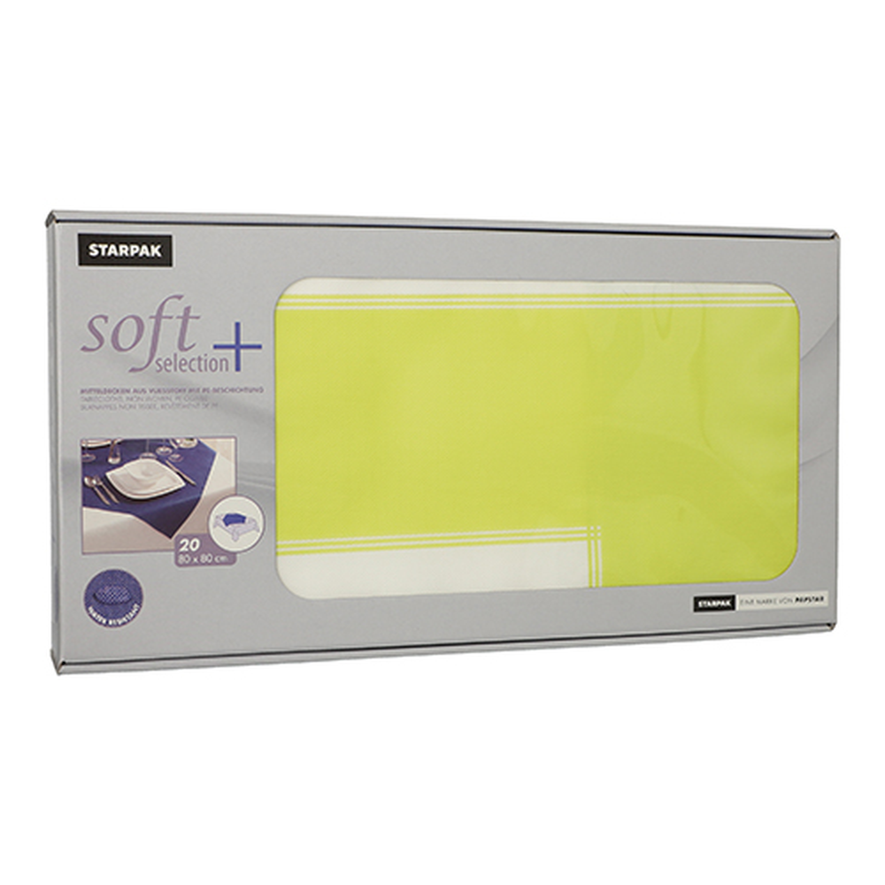 PAPSTAR Mitteldecken, stoffähnlich, Vlies soft selection plus 80 cm x 80 cm