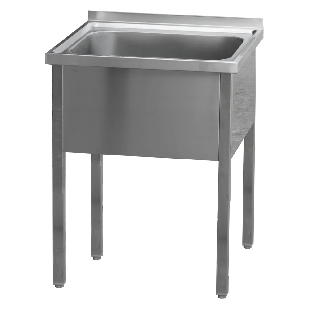 RM Gastro Spültisch 70x60x90 - 1x Spülbecken 60x50x32 / REDFOX - MSJ 6007