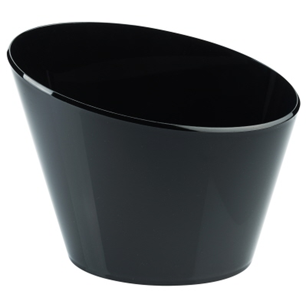 Contacto Sektkühler, oval schwarz 29 cm