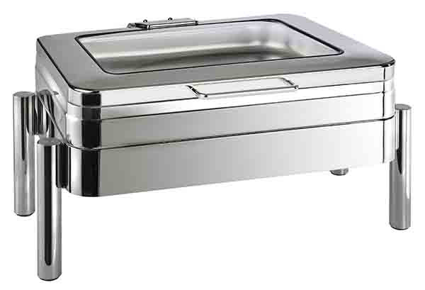APS Chafing Dish GN 1/1 -PREMIUM- 66 x 48 cm, H: 33 cm , 18/8 Edelstahl