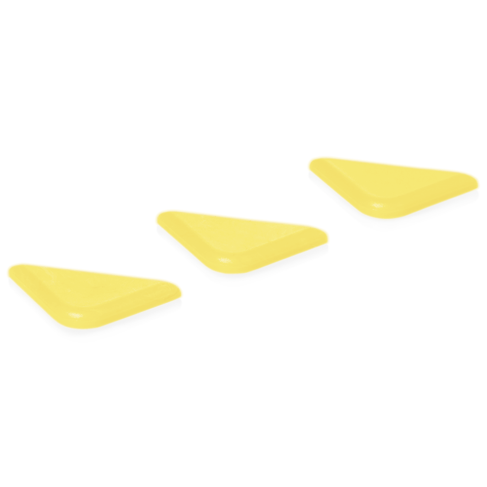 WAS HACCP Markierungsclips GN 89 Set, gelb, Set á 50 Stück
