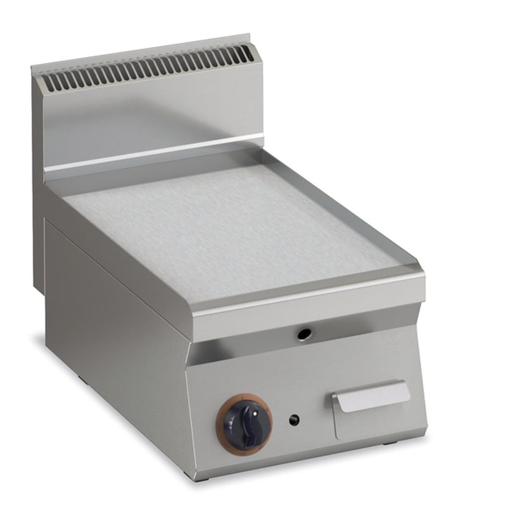 KBS Gas Grillplatte glatt verchromte Fläche 396x555mm 1 Heizzone Tischgerät
