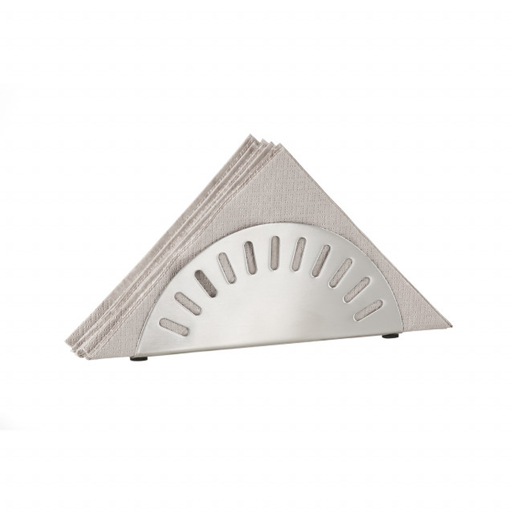 APS Serviettenhalter 17 x 3 cm, H: 7 cm , Edelstahl, matt poliert