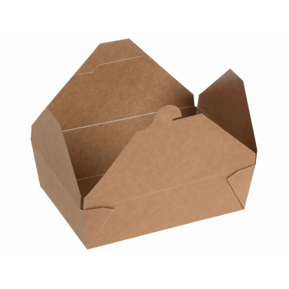 Pacovis Take away box #3 Kraft/PLA, 215/197x155x140x65