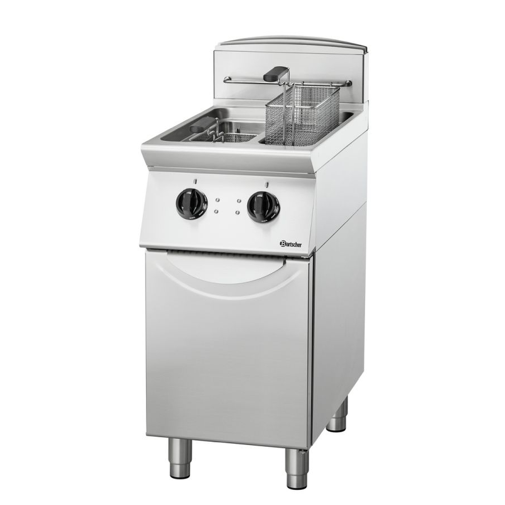 Bartscher Elektro-Standfritteuse,2 Becken a 8l
