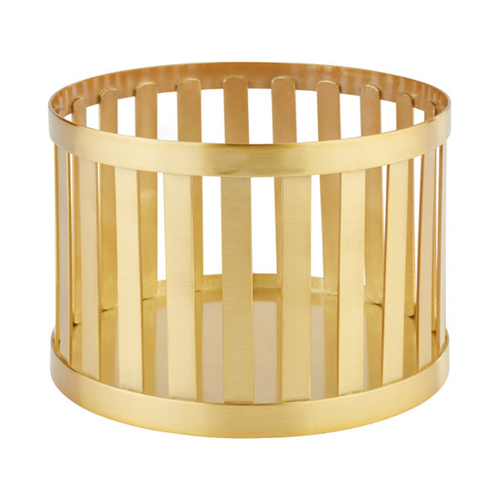 APS Buffetständer -APS PLUS- Ø 15 cm, H: 10,5 cm , Metall, Gold-Look