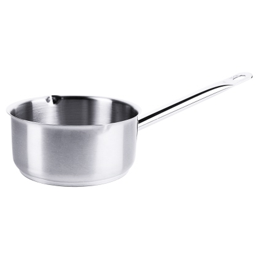 Contacto Stielkasserolle mit Ausguss 16 cm, induktionsgeeignet