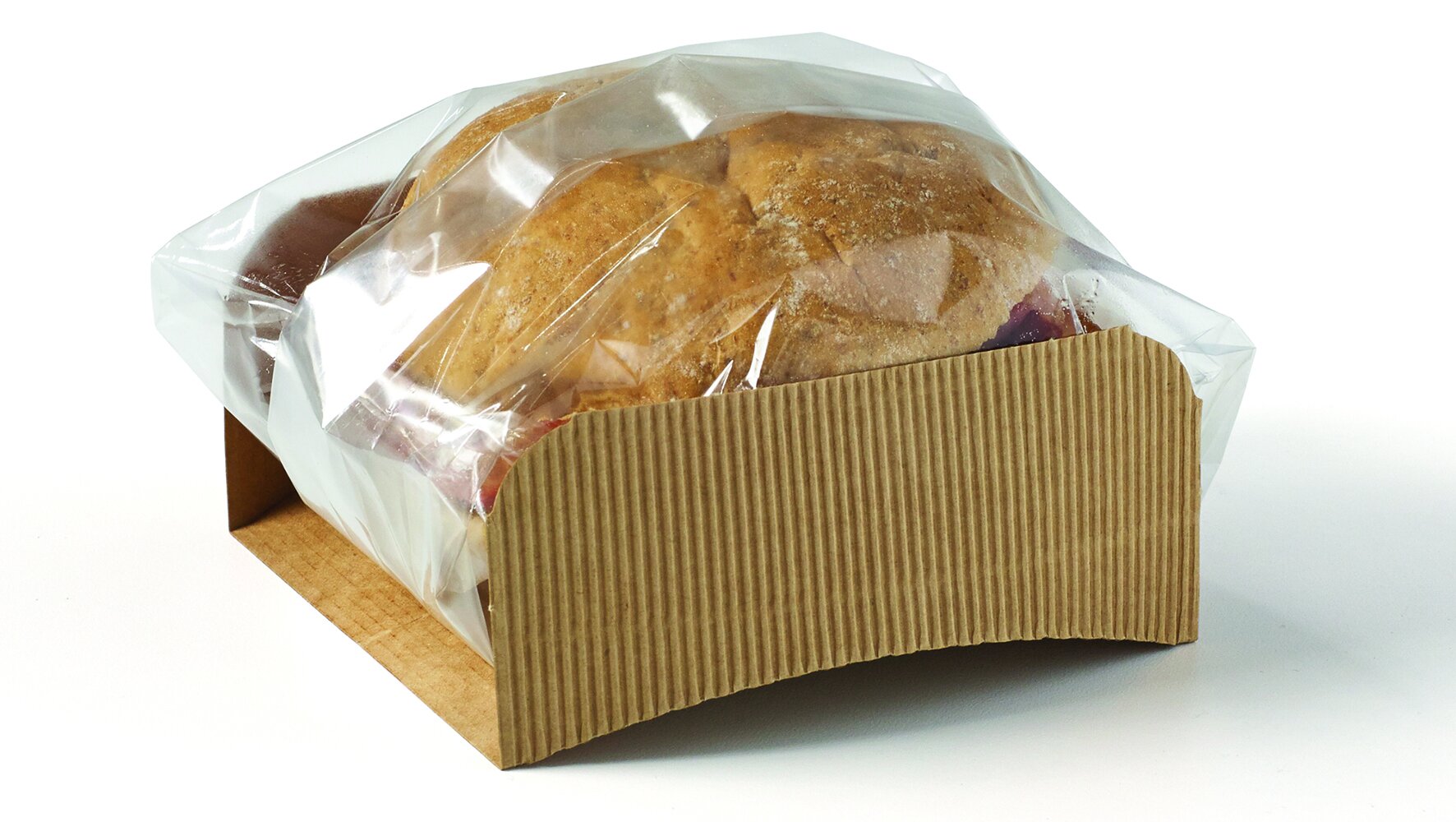 Pacovis Hot Bap with Anti-mist Film, Kraft gerippt, AntiFog