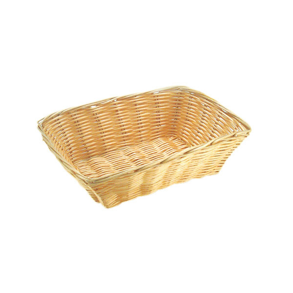 APS Buffet-Korb, rechteckig 22 x 15 cm, H: 6 cm , Polypropylen, beige
