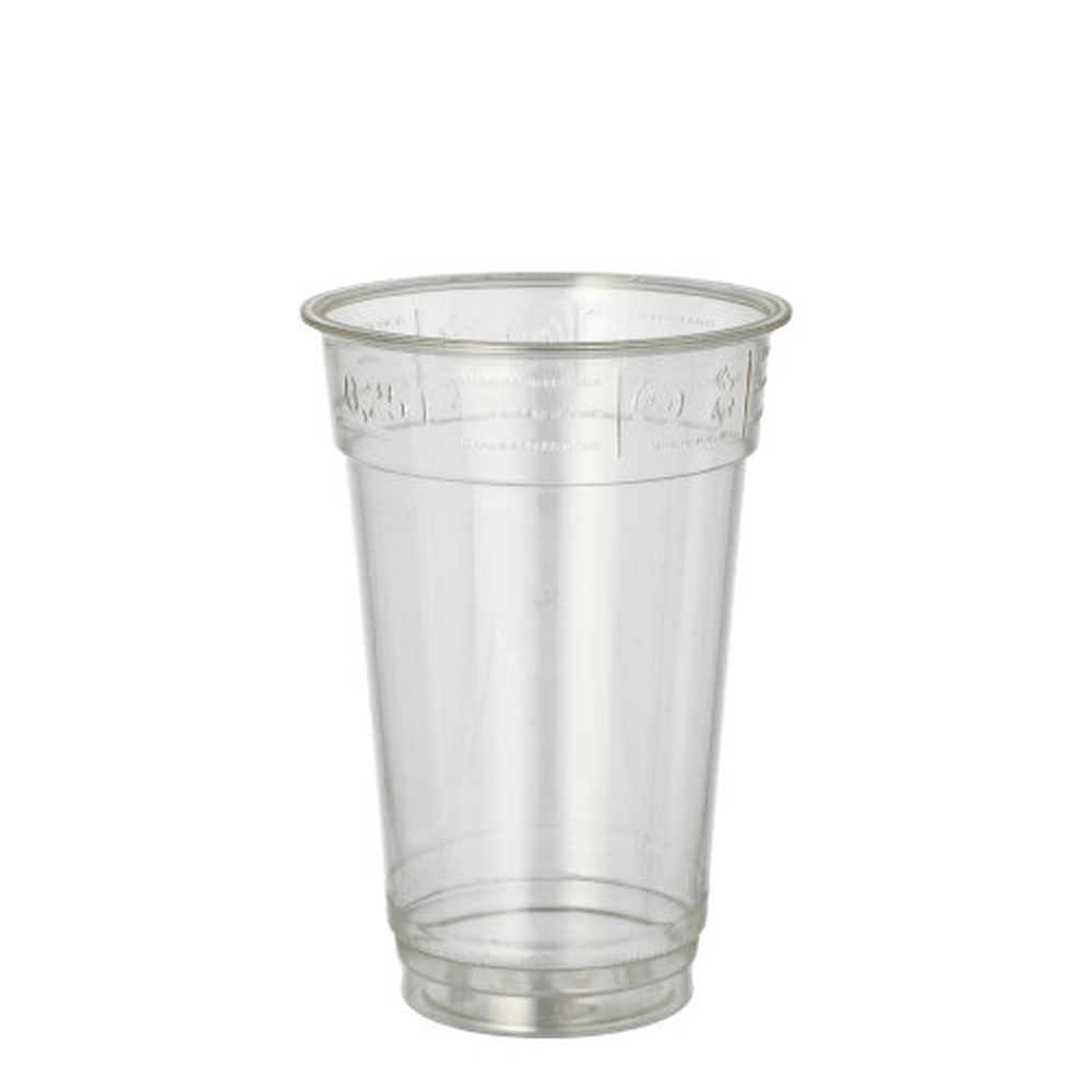 Papstar Trinkbecher "Hurricane", PET 0,25 l Ø 7,8 cm · 11,5 cm glasklar