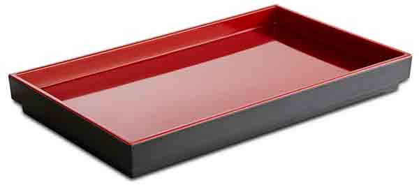 APS GN 1/4 Tablett -ASIA PLUS- 26,5 x 16,2 cm, H: 3 cm , Melamin