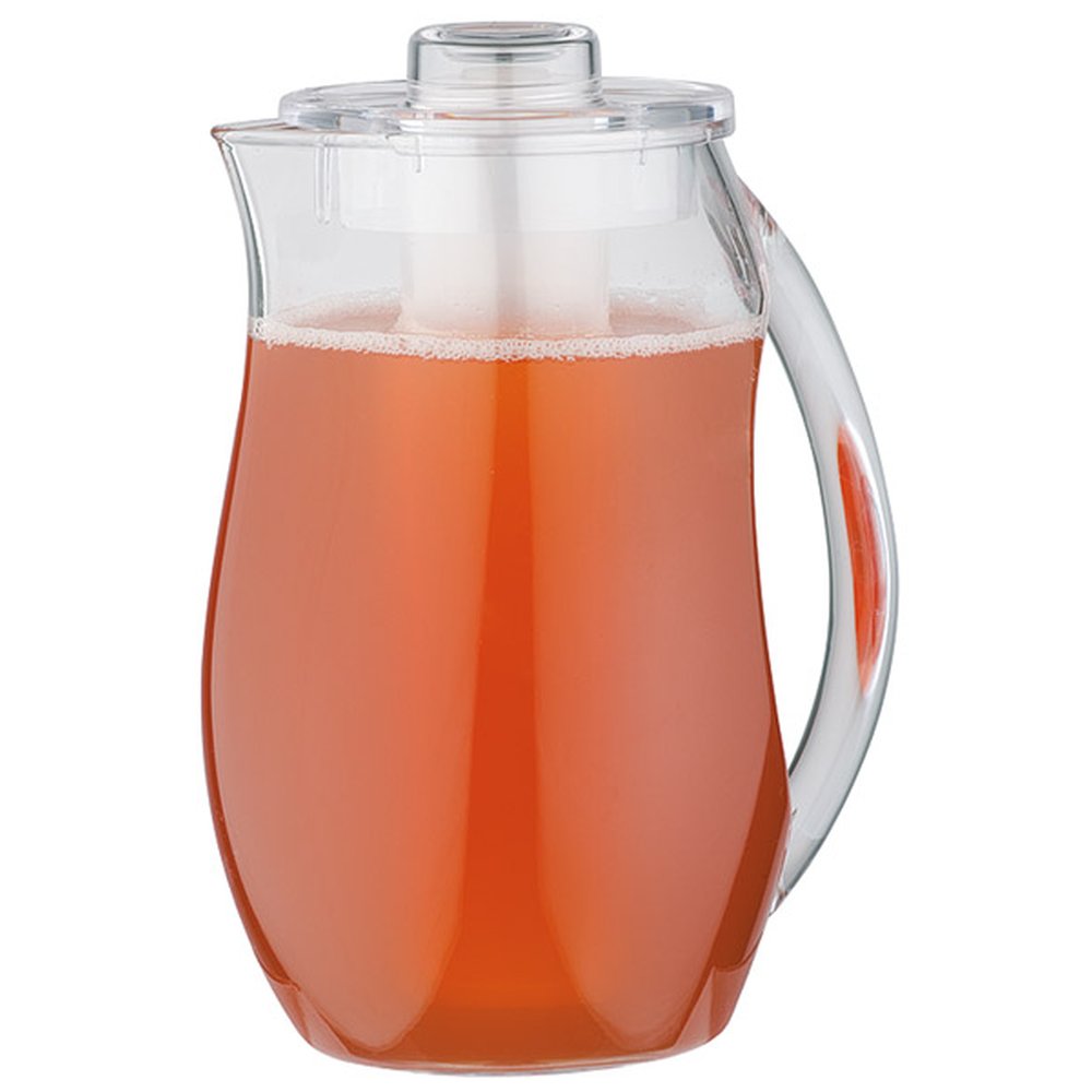 APS Saft- / Wasserkanne 19 x 13 cm, H: 27 cm , MS, transparent