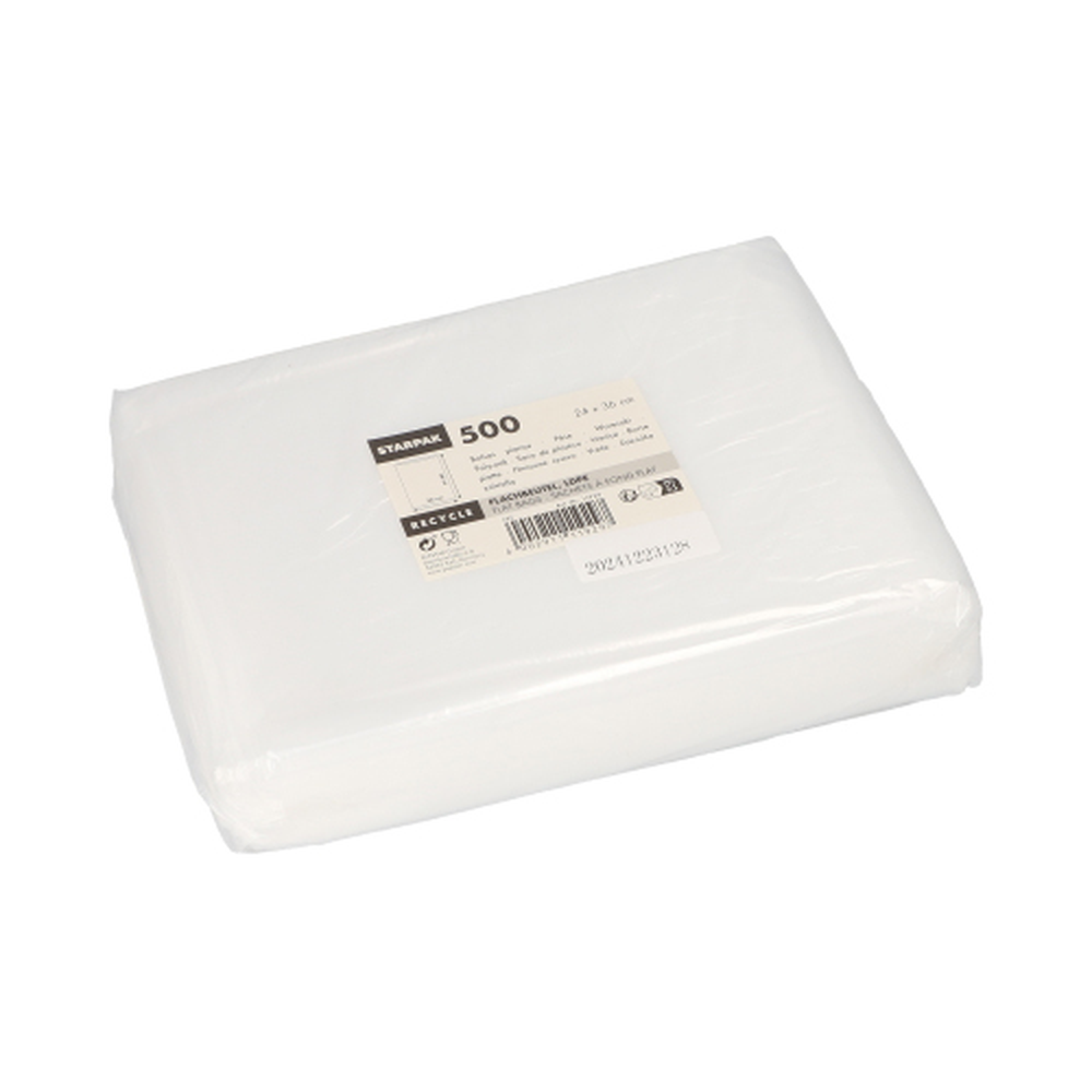 Papstar Flachbeutel, LDPE 36 cm x 24 cm transparent