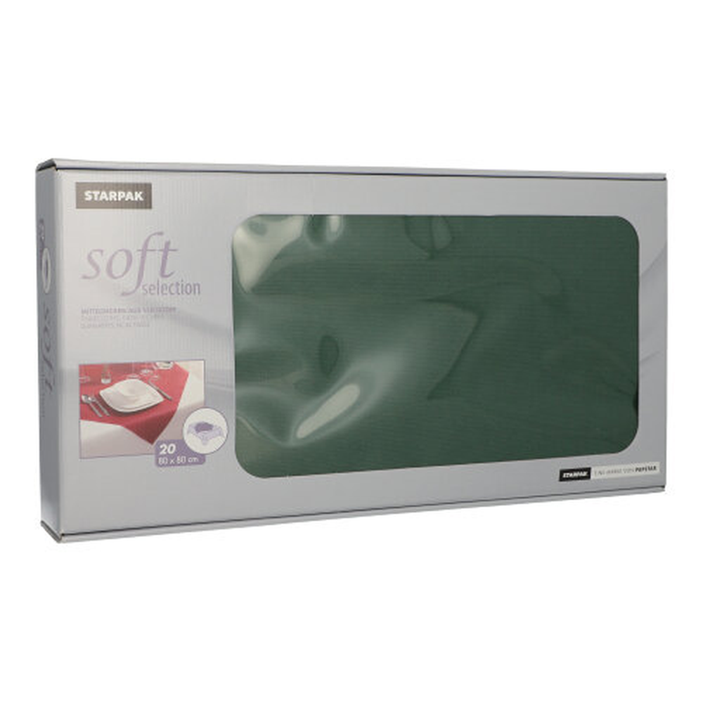 PAPSTAR Mitteldecken, stoffähnlich, Vlies soft selection 80 cm x 80 cm dunk