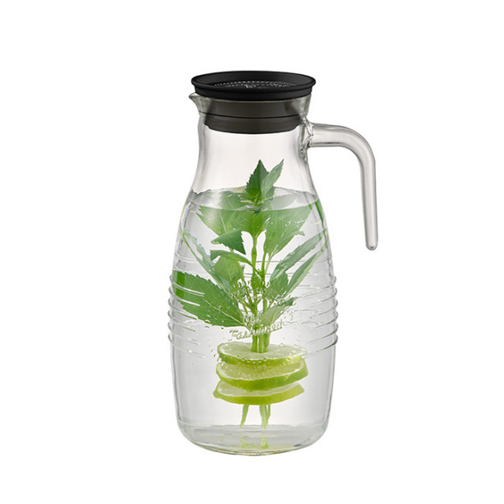 APS Glaskaraffe -OLD FASHIONED- Ø 12 cm, H: 26 cm, 1,8 Liter