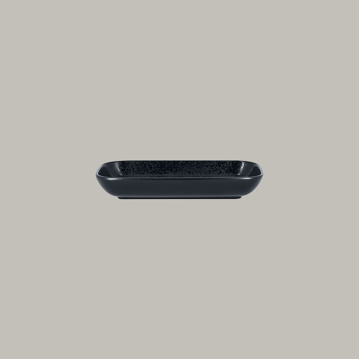 RAK Schale rechteckig  Serie: Karbon L 22 cm / W 11 cm / Ht. 3.5 cm / Cont. 42 c