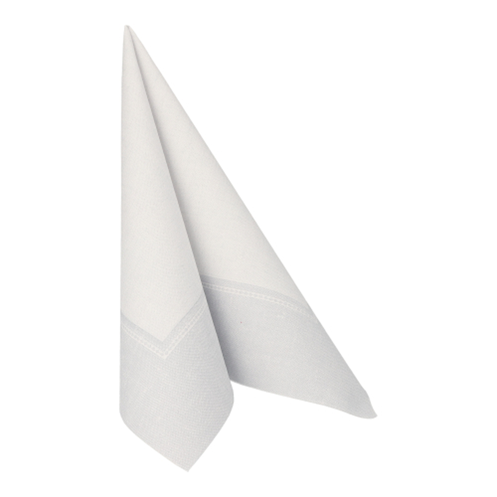 Papstar Servietten "ROYAL Collection" 1/4-Falz 40 cm x 40 cm weiss "Linum"