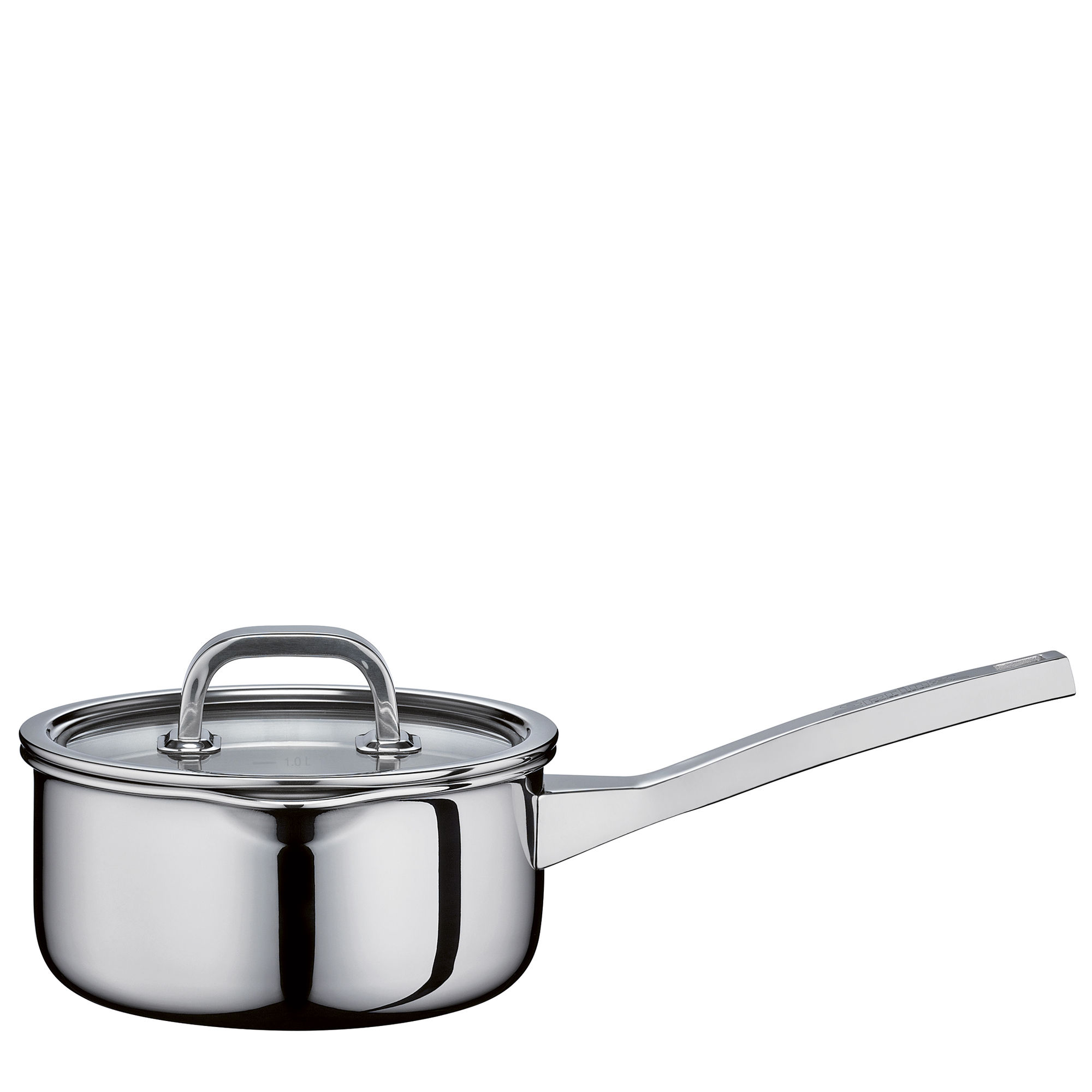 SPRING Stielkasserolle nieder mit Glasdeckel 16 cm Serie FINESSE2+