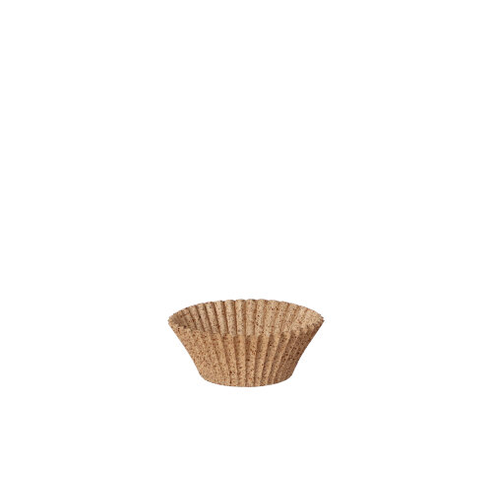 Papstar Backförmchen rund Ø 3 cm · 2,2 cm natur aus Frischfaser und Kakaoschalen