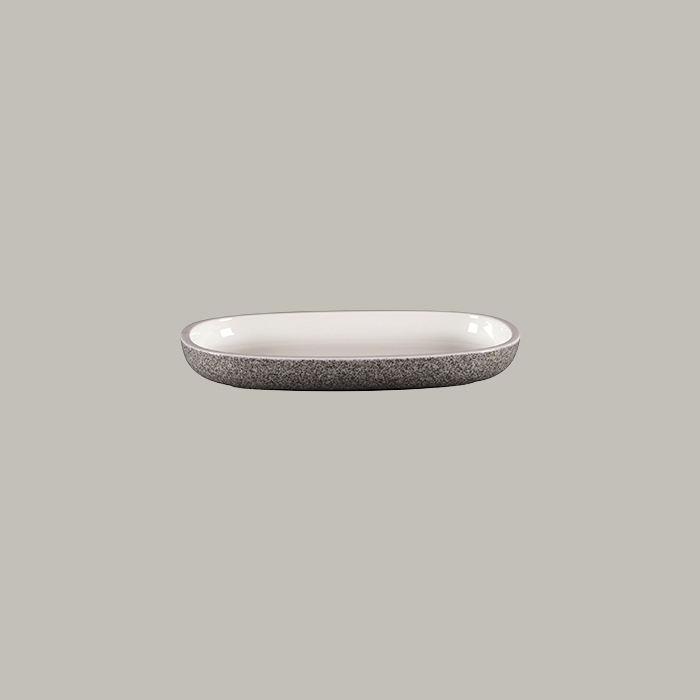 RAK Platte oval - dual Länge: 23 cm / Breite: 15 cm / Höhe : 3.1 cm