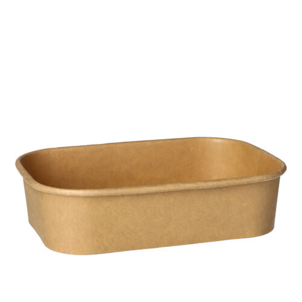 PAPSTAR Verpackungsbecher, Pappe rechteckig 500 ml 4,1 cm x 17,3 cm x 12,3 cm