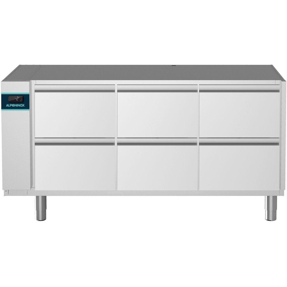 Nordcap Kühltisch, 3 Abteile CLO 650 3-7051